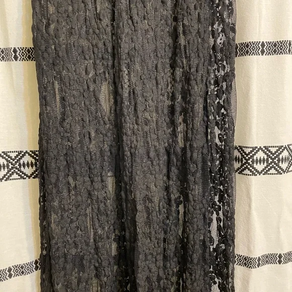 Free People Black Lace Maxi Skirt XS - Picture 6 of 16